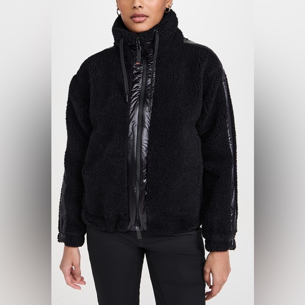 NWTs Bogner Fire & Ice Ninetta Teddy Fleece Jacket.  Black. XL